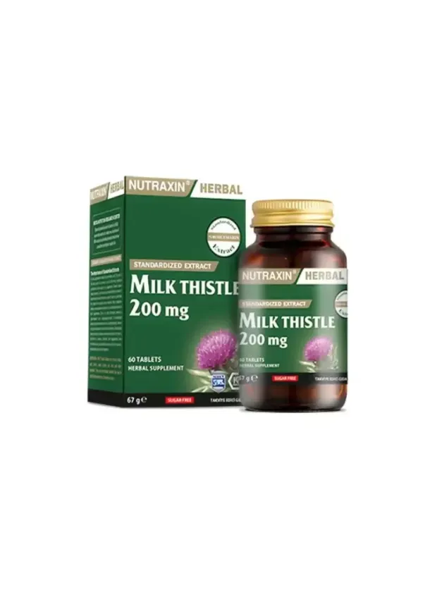 Nutraxin Milk Thistle 200 mg 60 Tablet