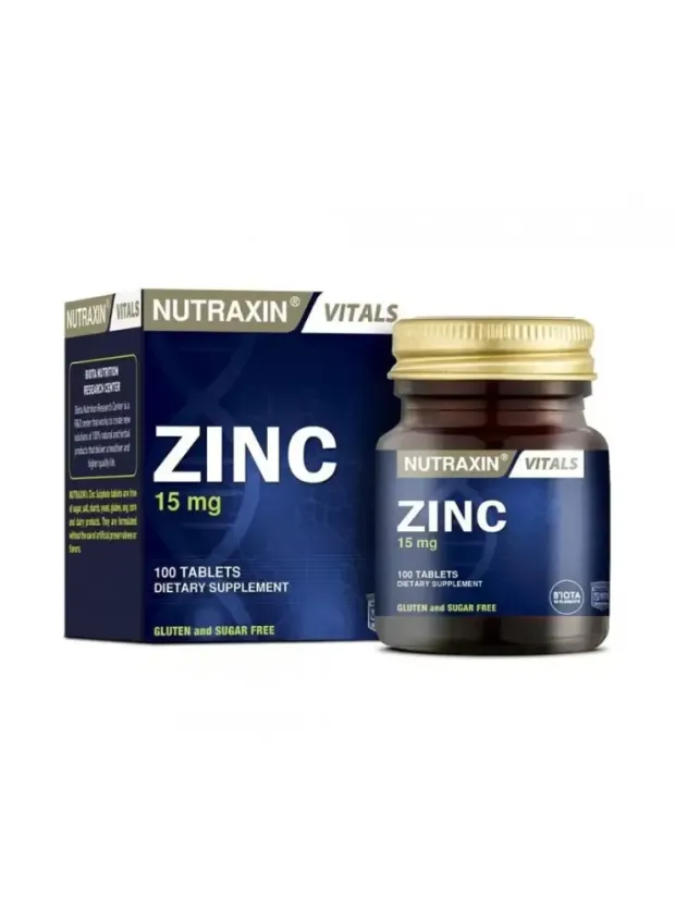 Nutraxin Zinc 15 mg 100 Tablet