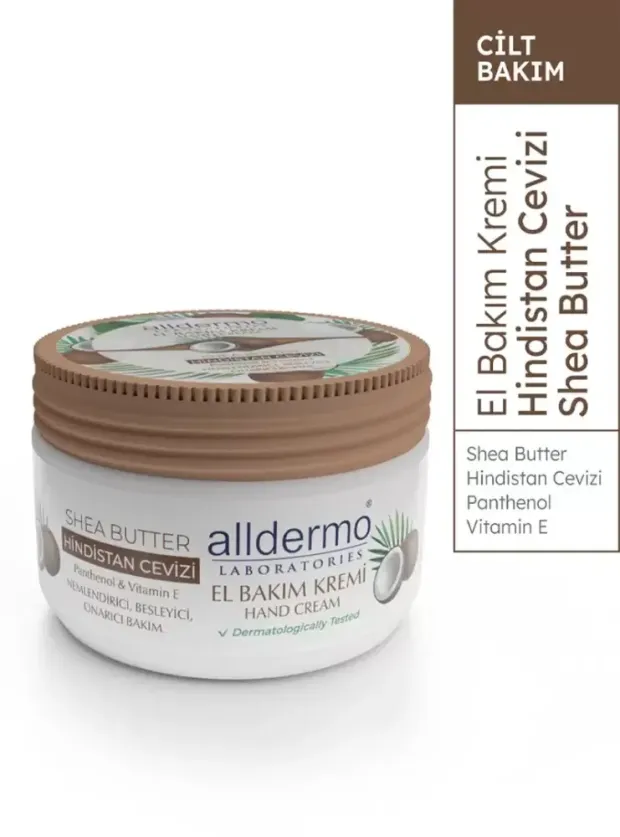 Alldermo El Bakım Kremi - Hindistan Cevizi - 250 ml