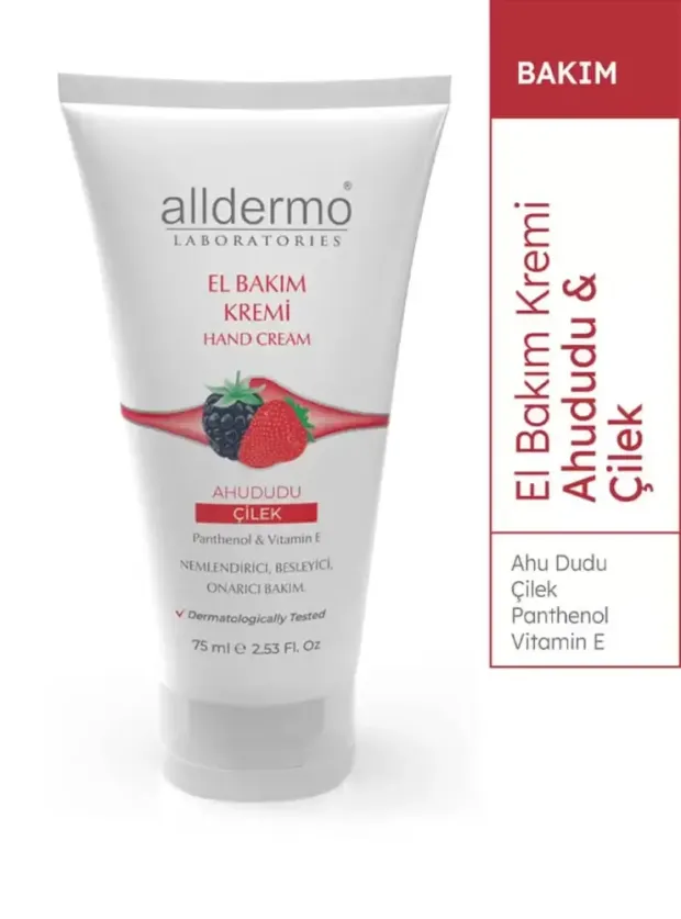 Alldermo El Bakım Kremi - Çilek - 75 ml