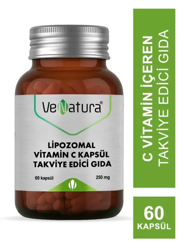 Venatura Lipozomal Vitamin C Takviye Edici Gıda 60 Kapsül