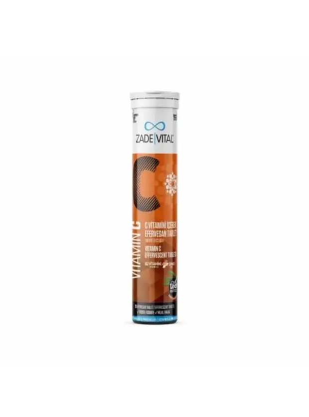 Zade Vital Vitamin C 20 Efervesan Tablet