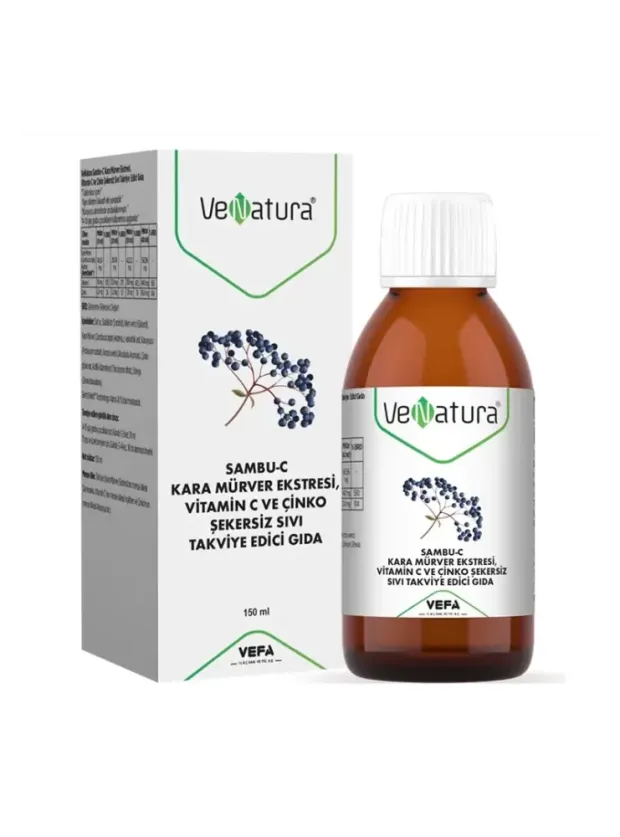 VeNatura Sambu-C Kara Mürver Ekstresi Takviye Edici Gıda 150 ml