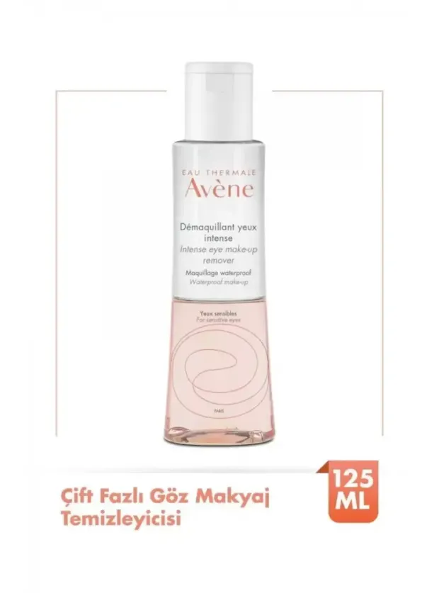 Avene Intense Eye Make-Up Remover Çift Fazlı Göz Makyaj Temizleyicisi 125 ml