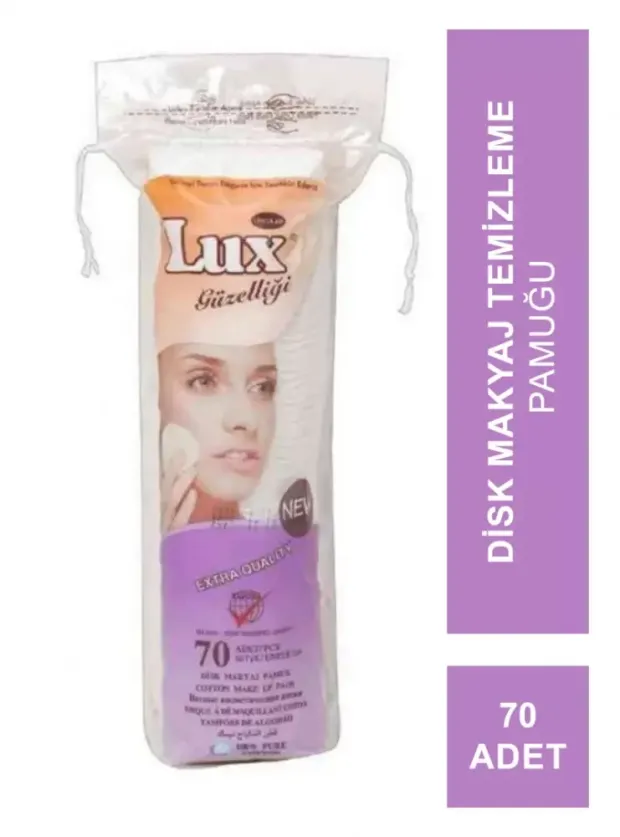 Lux Disk Makyaj Temizleme Pamuğu 70 Adet