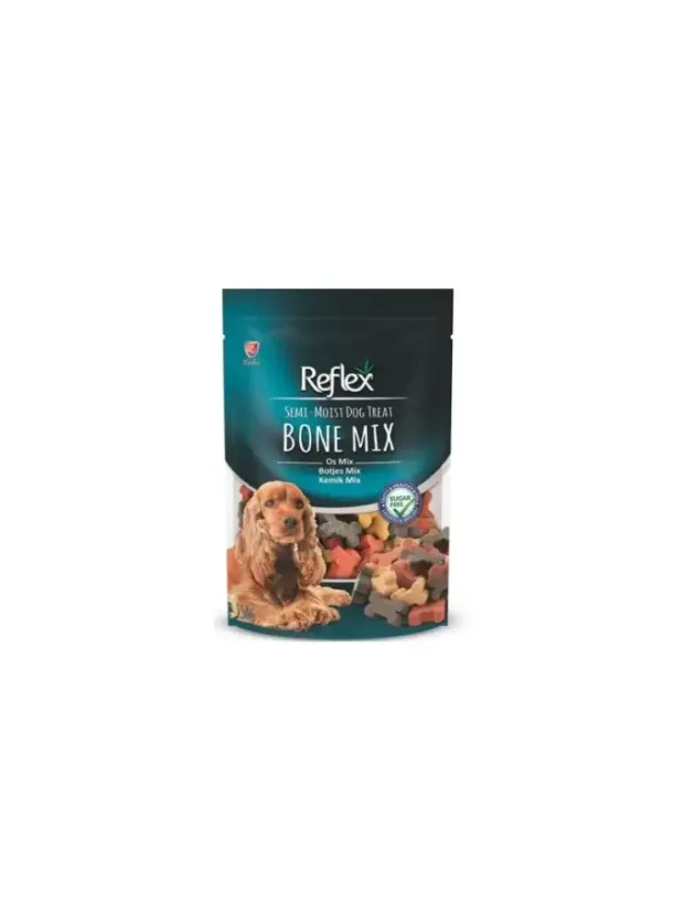 Reflex Semi-Moist Köpek Ödülü Kemik Mix 150 Gr