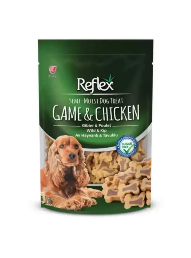 Reflex Semi-Moist Köpek Ödülü Av Hayvanı & Tavuk 150 Gr
