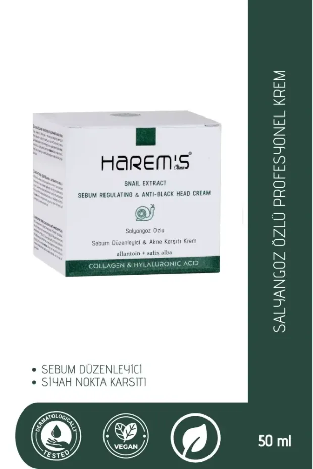 Harem's Salyangoz Özlü Yüz ve Dekolte Bakım Kremi 50ML