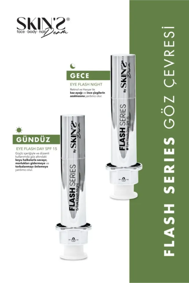 Skins Derm Eye Flash Day & Night Göz Kremi