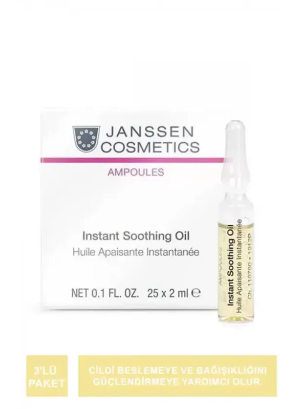 Janssen Instant Soothing Oil Ampul 3'lü Paket