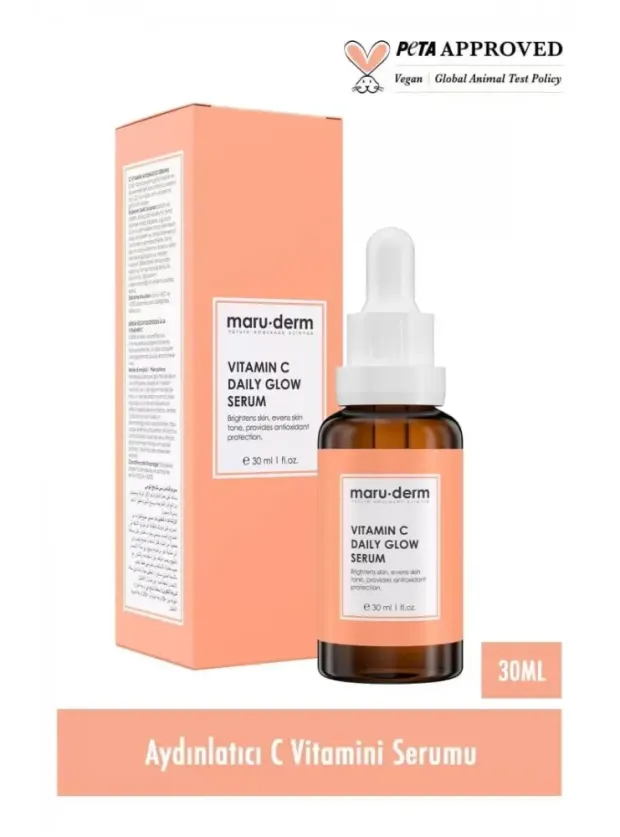 Maruderm C Vitamini Ve Peptid Aydınlatıcı Cilt Bakım Serumu 30 Ml