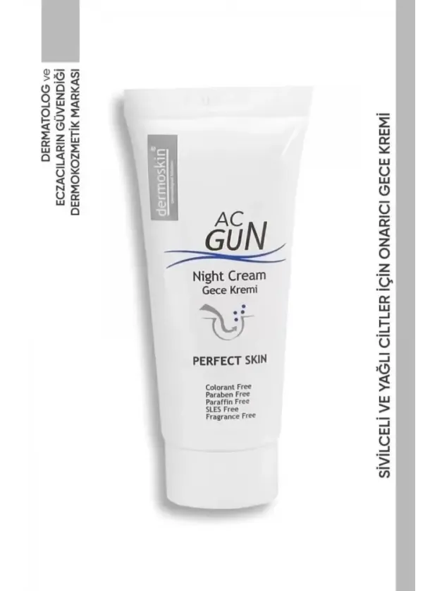 Dermoskin Acnegun Onarıcı Gece Kremi 30 ml