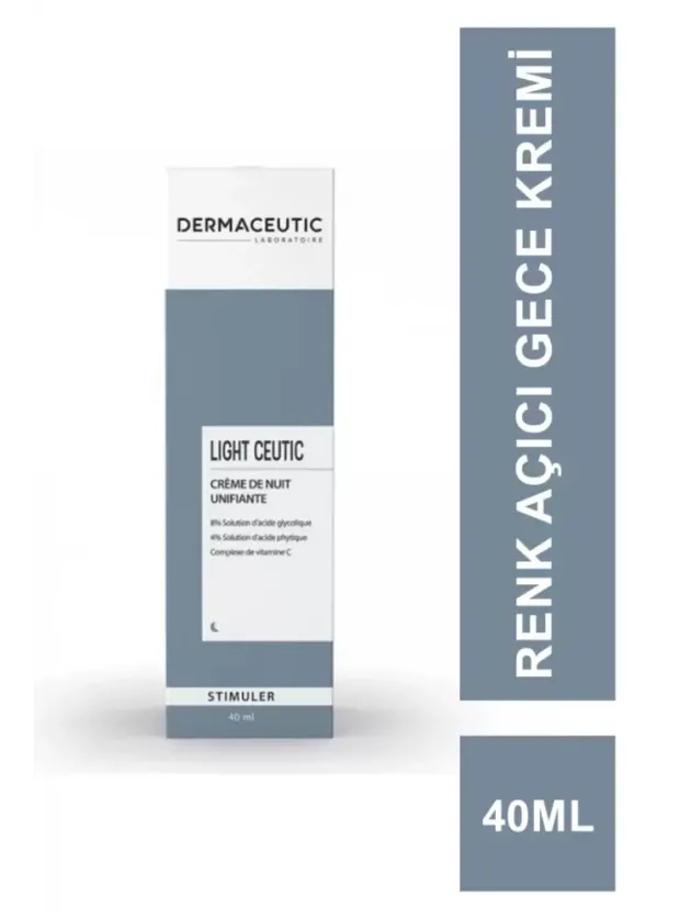 Dermaceutic Light Ceutic Renk Açıcı Gece Kremi 40 ml