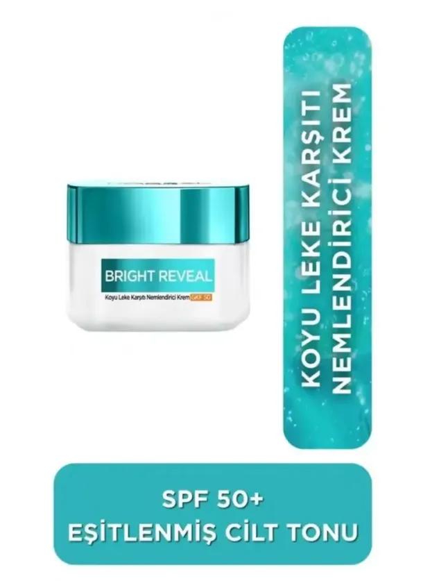 Loreal Paris Bright Reveal - Koyu Leke Karşıtı Nemlendirici Krem - Gkf50 50 ml