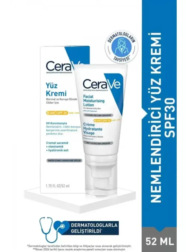 Cerave Spf 30 Yüz Kremi 52 ml