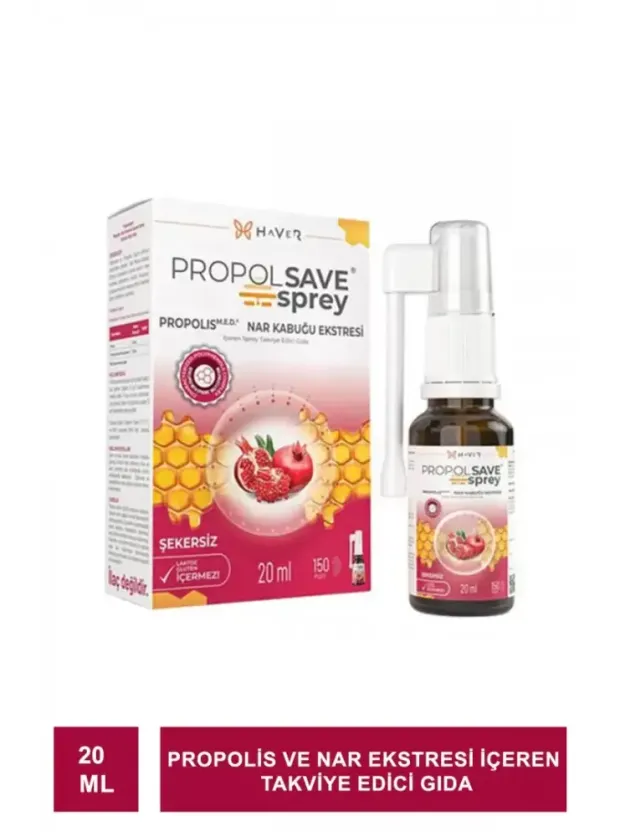 Haver Propolsave Propolis Nar Kubuğu Ekstresi Sprey 20 ml