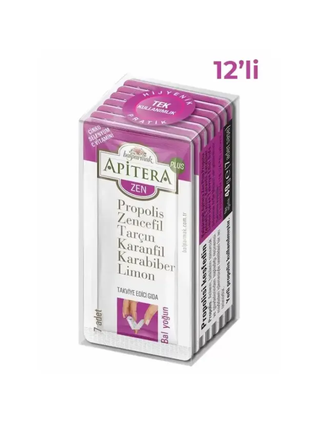 Balparmak Apitera Zen Plus 12 Adet 7x7 gr