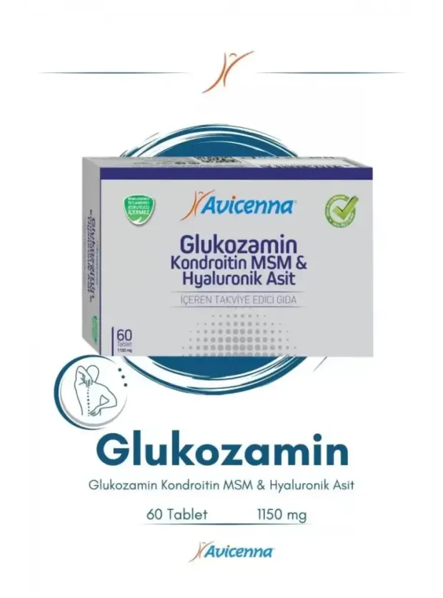 Avicenna Glukozamin & Kondroitin & MSM & Hyaluronik Asit 60 Tablet