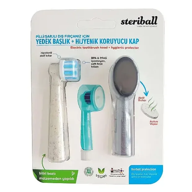 Steriball Yedek Başlık + Hijyenik Koruyucu Kapak