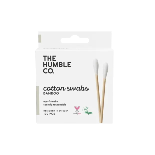 The Humble Co Bambu Kulak Çubuğu Spiral - Beyaz