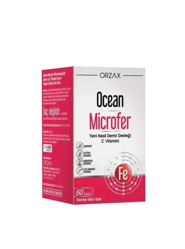 Ocean Microfer 60 Tablet Takviye Edici Gıda