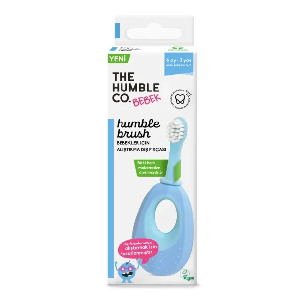The Humble Co Humble Brush Plant Based Alıştıma Fırçası - Mavi