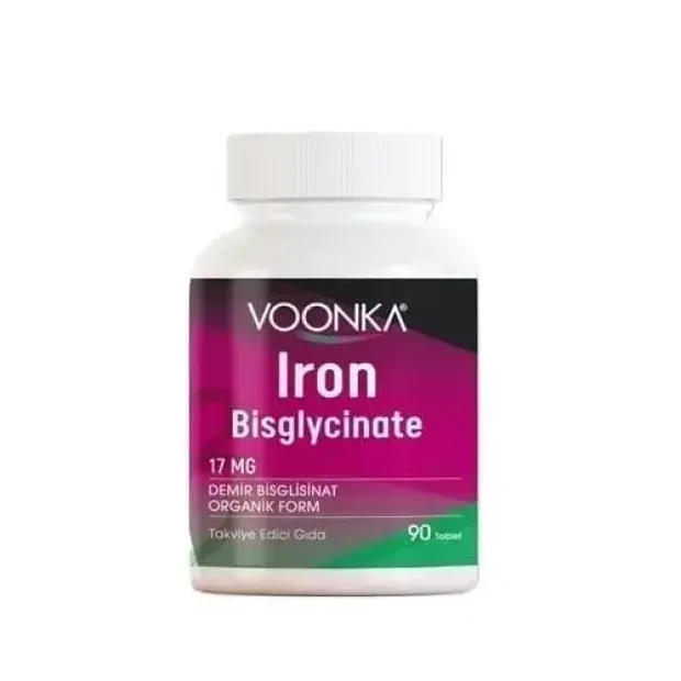 Voonka Iron Bisglycinate Demir 90 Kapsül
