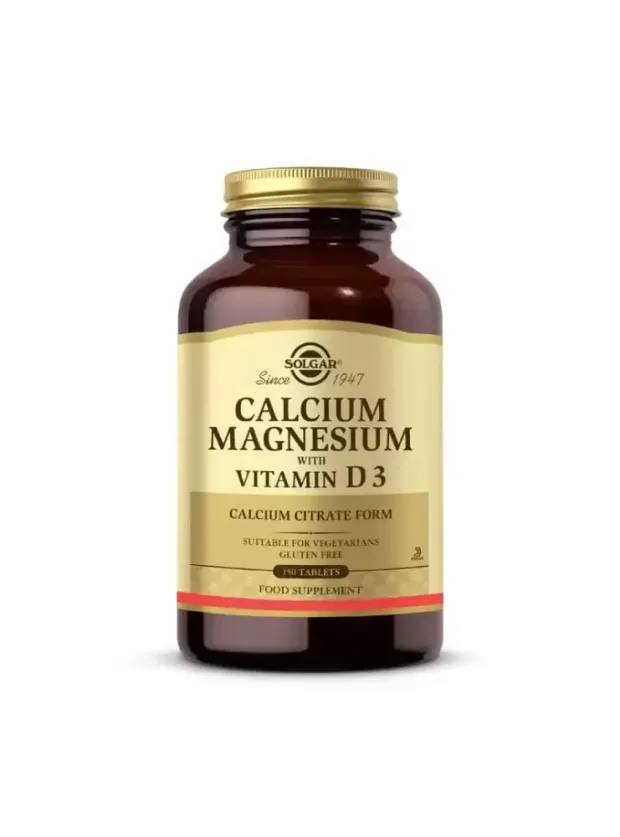 Solgar Calcium Magnesium Vitamin D3 150 Tablet