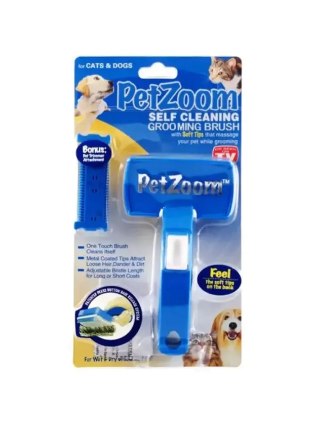 Petzoom Basmalı Kedi Köpek Tarağı Jiletli Tıraş Aparatı Hediyeli