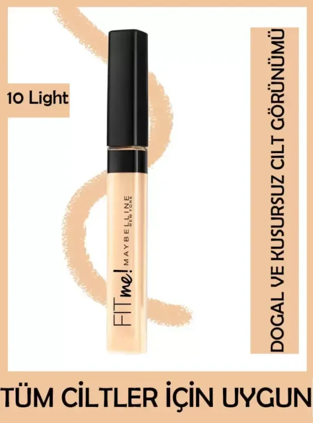 Maybelline New York Fit Me Kapatıcı - 10 Light 6,8 ml
