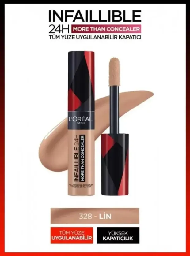 Loreal Paris Infaillible 24H Tüm Yüze Uygulanabilir Kapatıcı -  328 Inter 11ml