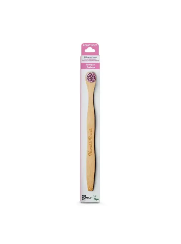 Humble Brush Pembe Bambu Dil Temizleyici